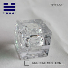 Hot sale!2015 eye-catching clear transparent square lip balm tube made in china for wholesale